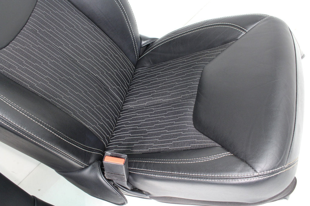 2007 - 2018 Jeep Wrangler JKU Seats Set, Oscar Mike Black Leather Freedom Edtn