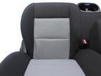 1998 - 2010 Ford Ranger Seats, 60-40 Split Bench, Black Gray Cloth, Extended Cab