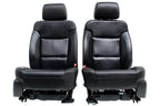 2014 - 2019 Sierra Chevy Silverado Front Seats, LTZ Power Black Leather, Heated
