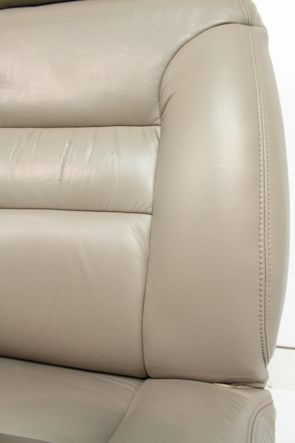 1995-2000 GMC Sierra Chevy Silverado Seats Set, Neutral Tan Leather Extended Cab