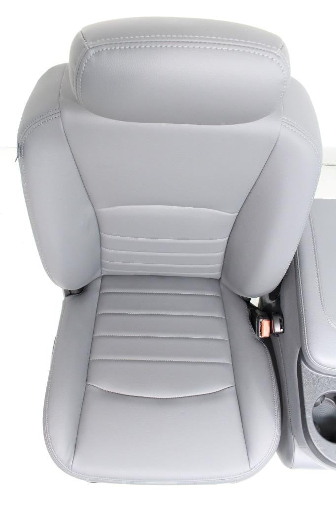 2009 - 2018 Dodge Ram Front Seats, Gray Vinyl Manual Bench w/ Center Fits 2002+