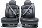 1999 - 2002 GMC Sierra Chevy Silverado Seats, Graphite Off-Black Leather, Power