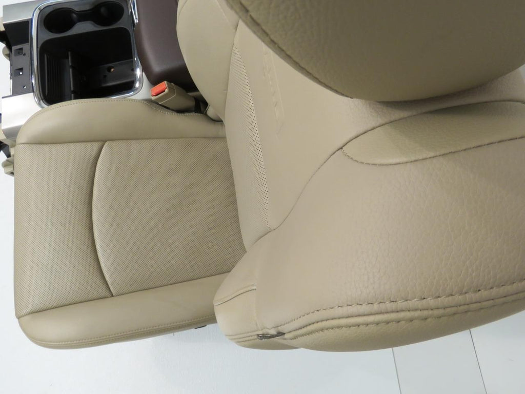 2013 - 2018 Dodge Ram Seats & Console, Tan Leather Laramie Heated Cooled