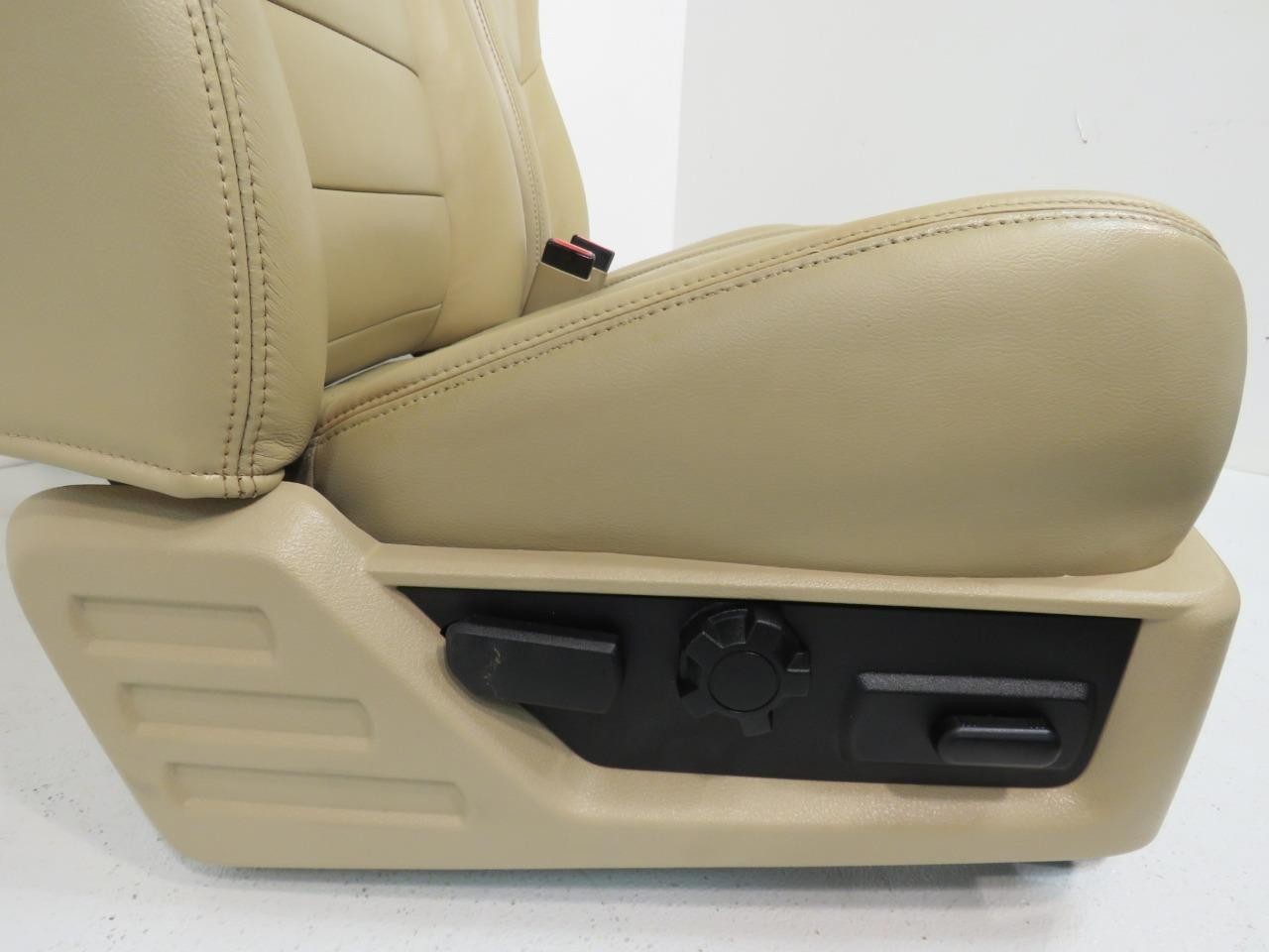 2008 - 2010 Ford Super Duty Crew Cab Seats Set Lariat Tan Leather Heated Powered