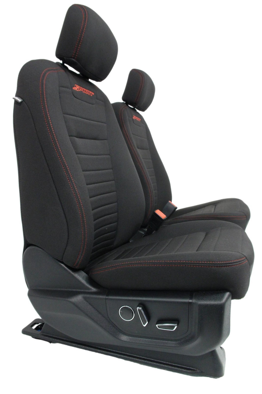 2015 - 2022 Ford F150 & Super Duty Front Seats, XLT Sport Black Cloth Power Heat