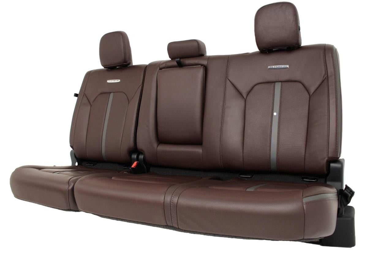 2015 - 2022 Ford F150 Super Duty Platinum Seats Set, Brunello Leather Heat Cool