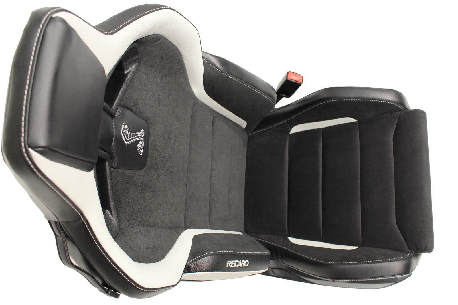 2015 - 2025 Mustang Shelby GT500 Recaro Front Seats Suede S550 S650 OEM Leather