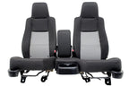 1998 - 2010 Ford Ranger Seats, 60-40 Split Bench, Black Gray Cloth, Regular Cab
