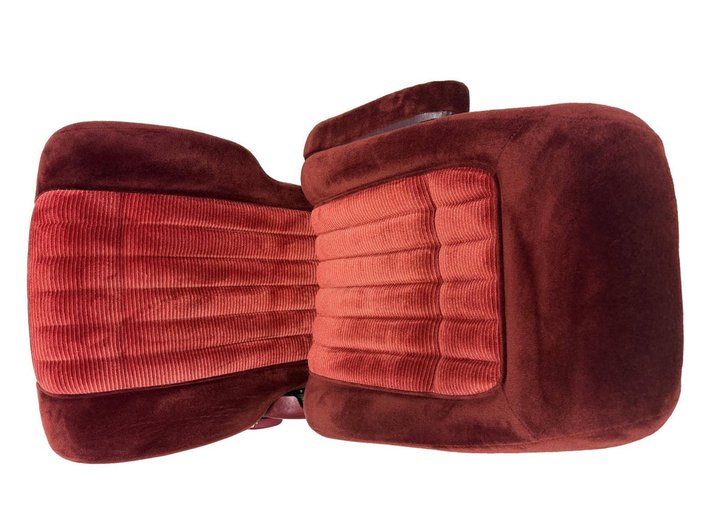 88-94 Chevy GMC Silverado Suburban C/K OBS Front Seats, Captains Chairs Red