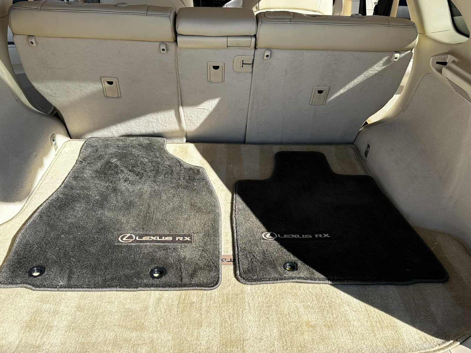 13 - 15 Lexus RX350 OEM Floor Mat Set, Dark Gray Charcoal Black, 4 pc Front Rear