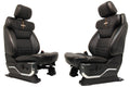 2023 + Ford Super Duty Platinum Front Seats, Black Leather Max Recline Massaging