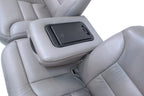 1995-2000 Tahoe Sierra Silverado Seats 60-40 Bench Gray Leather Power w/ Folding