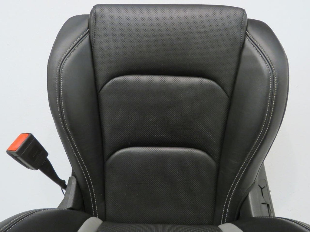 2016 - 2024 Camaro Seats, Front Rear Coupe, 2SS Black Leather Heated Ventilated