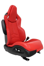 2020 - 2025 Chevy Corvette C8 Seats GT1 Adrenaline Red Leather 8-Way Power