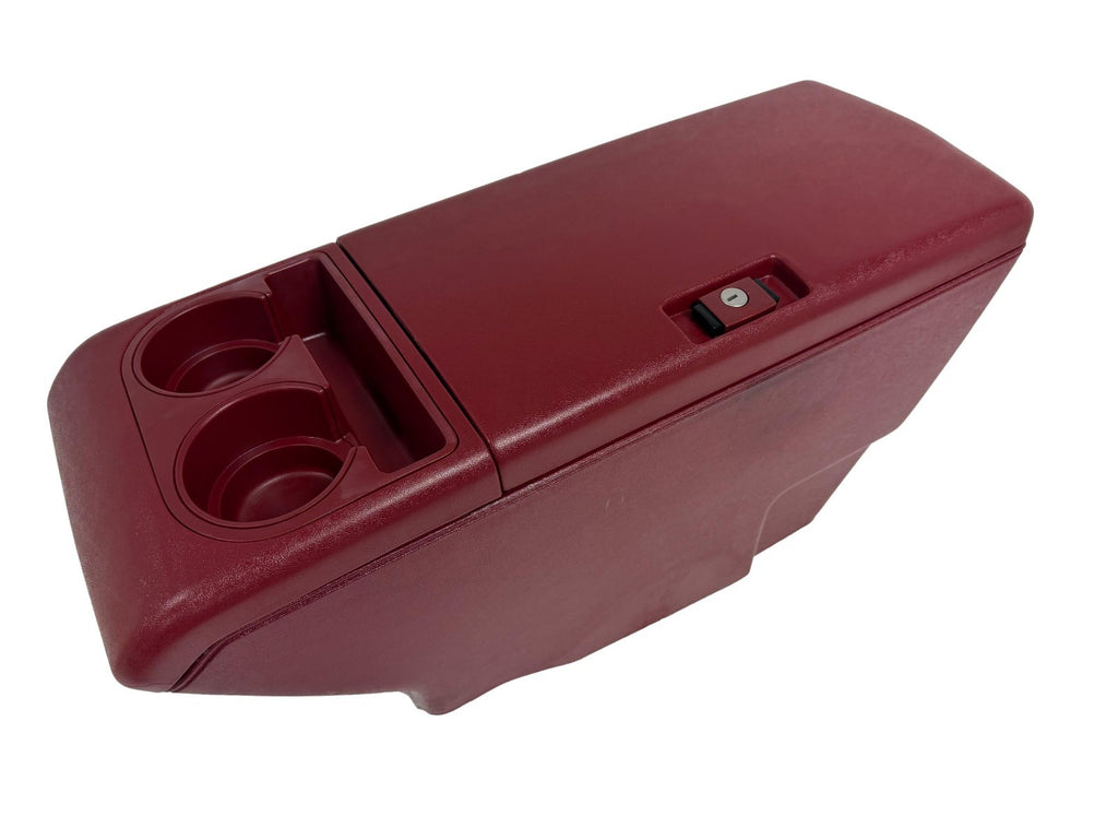 1988-1994 Chevy GMC Silverado Suburban C/K OBS Center Console, Garnet Red MINT
