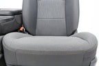 2019 - 2024 Ram HD Front Bench Seat, Diesel Gray Cloth Manual w Center Jump Seat