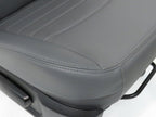 2009-2018 Dodge Ram Front Seats Pair, OEM Work Grade Gray Vinyl Manual LH RH