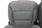 2021 - 2026 Ford F150 Front Seats, XL Slate Gray Cloth Manual Gray w/ Jumpseat