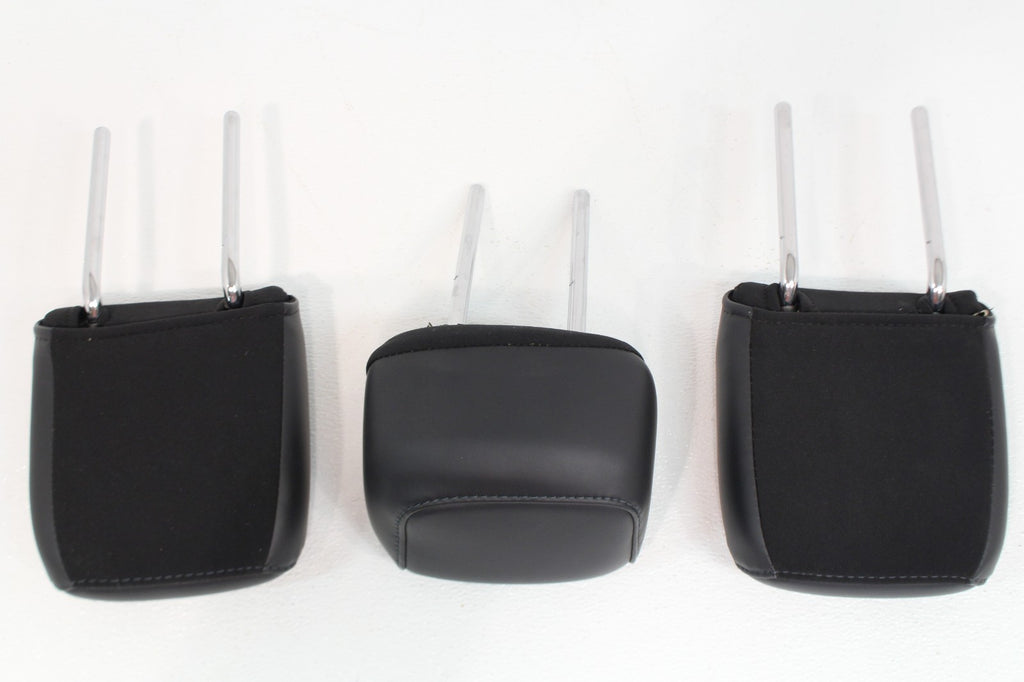 2023 - 2026 Ford Super Duty Rear Seat Headrest Set, Platinum Black Leather Blue