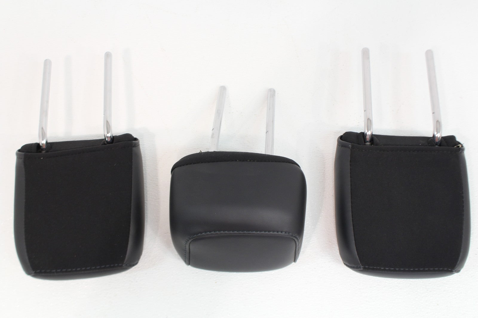 2023 - 2026 Ford Super Duty Rear Seat Headrest Set, Platinum Black Leather Blue