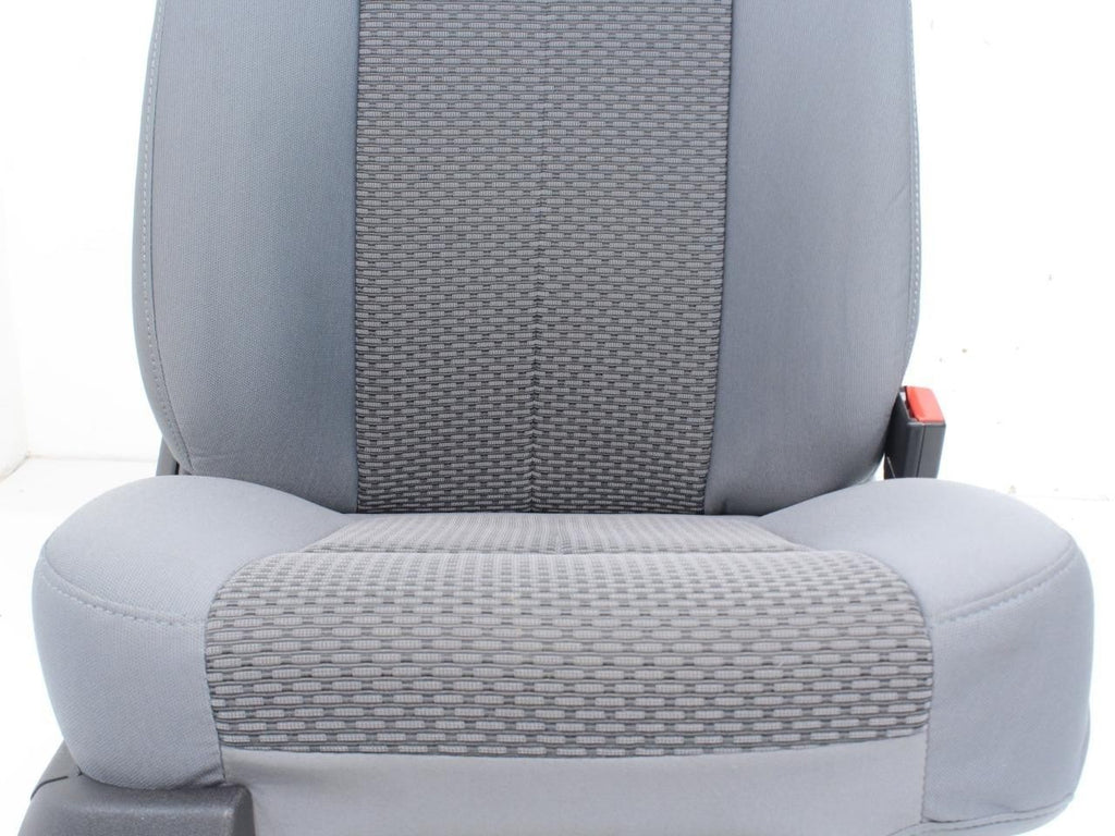 2011 - 2016 Ford Super Duty Front Seats, XLT Gray Cloth w/ Power Driver Fits 99+