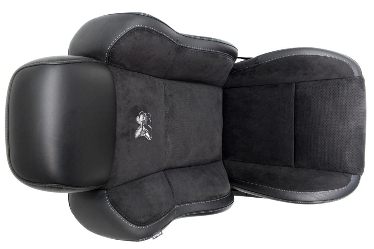 11-23 Dodge Charger SRT Seats, Scat Pack Black Alcantara Leather w/ Heat Cool