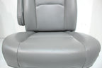 Ford Econoline Front Bucket Seats, Gray Vinyl w/ Folding Armrests, Fits 1997+
