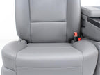 2014 - 2019 Sierra Chevy Silverado Front Seats Set, Work Truck Bench Gray Vinyl
