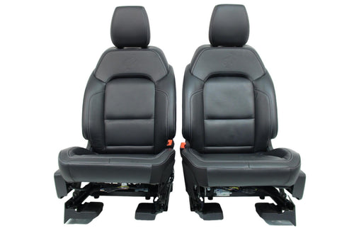2021 - 2026 Ford Bronco Seats Set, 4-Door Outer Banks Black Leather Heated OEM