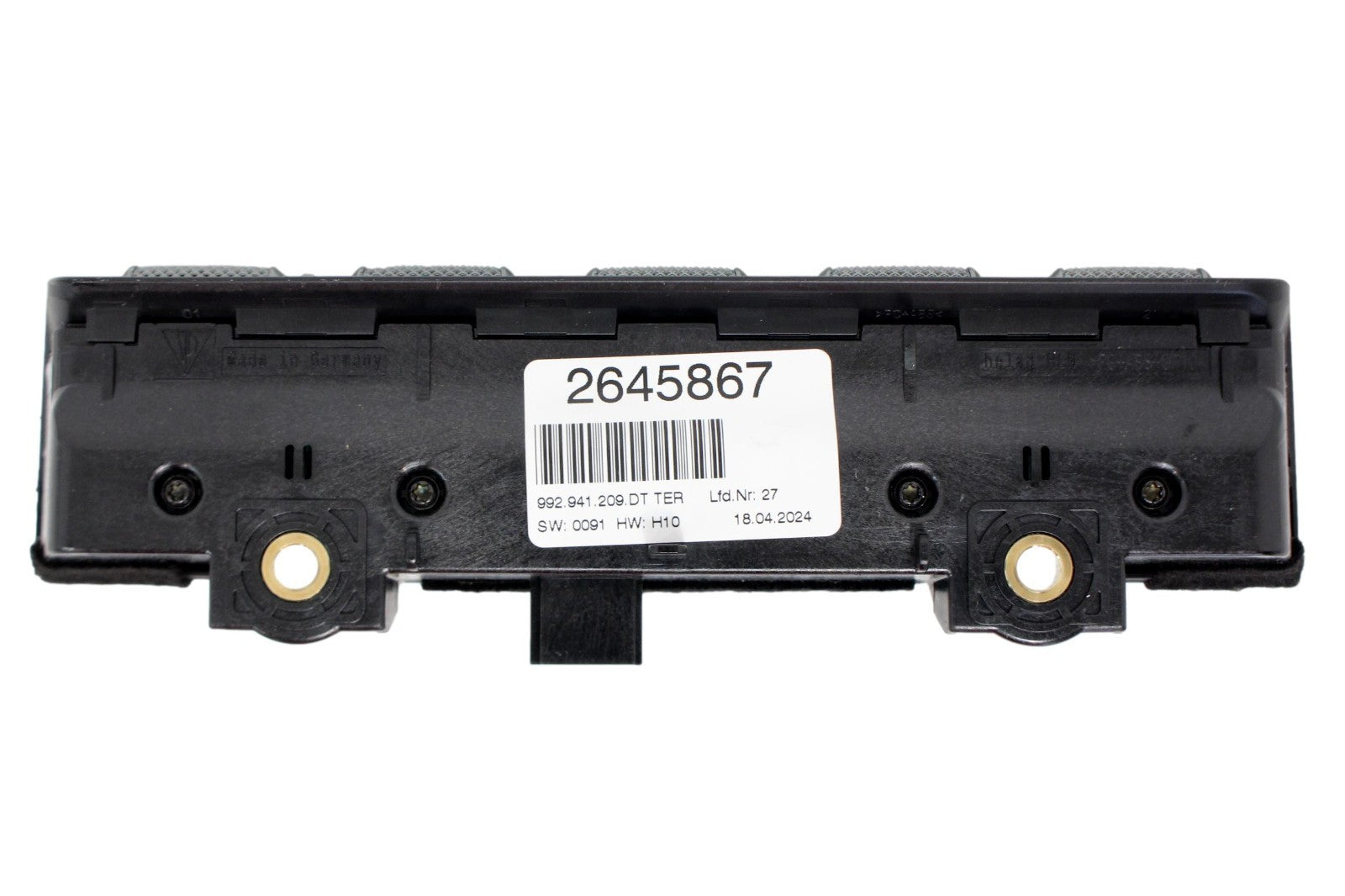 2020 - 2024 Porsche 911 992 GTS Center Console Switch Panel Unit w/ PSE PASM 2UH