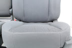 2002 - 2009 Dodge Ram Split Bench Seat, Slate Gray Cloth w/ Power Driver, Lumbar