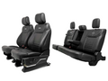 2021 - 2026 F-150 Super Duty Platinum Seats Set, Black Leather Gray Massaging