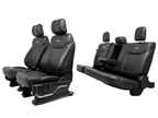 2021 - 2026 F-150 Super Duty Platinum Seats Set, Black Leather Gray Massaging