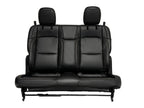 2018 - 2026 Jeep Wrangler JL Seats Set, 2-Door MOPAR Black Leather Orange Stitch