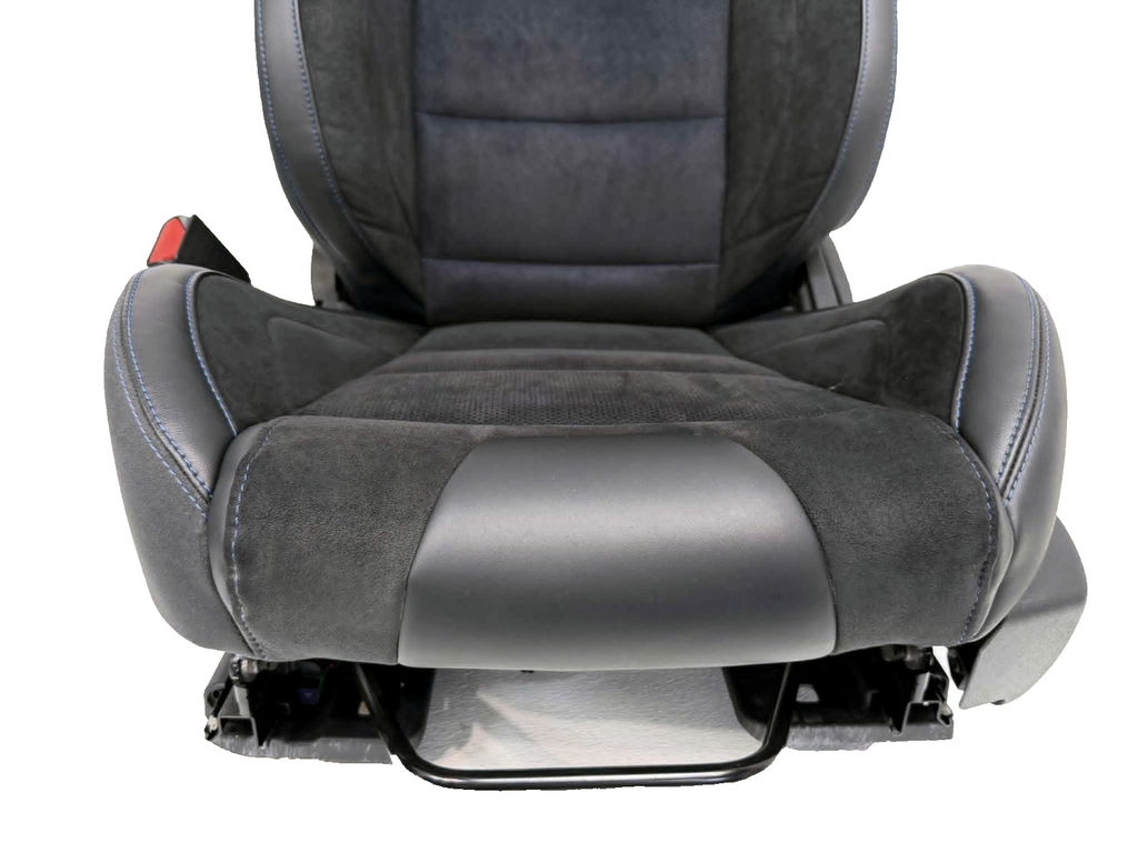 2015 - 2026 Ford Mustang Dark Horse RECARO Seats, Dinamica Black Suede & Indigo