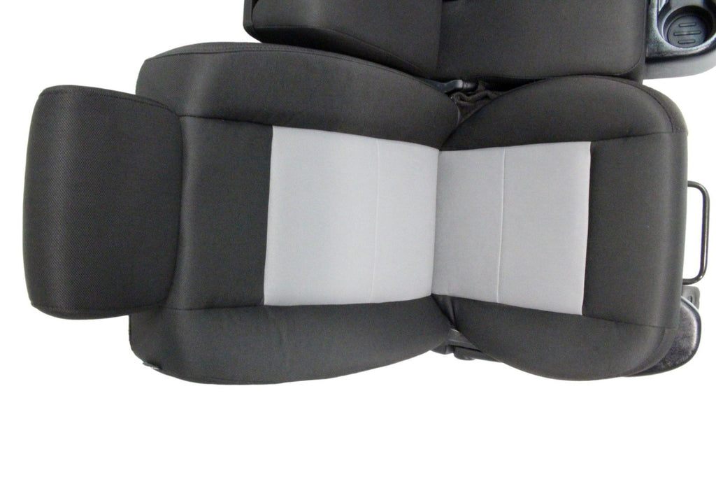 1998 - 2011 Ford Ranger Seats, 60-40 Split Bench, Black Gray Cloth, Extended Cab