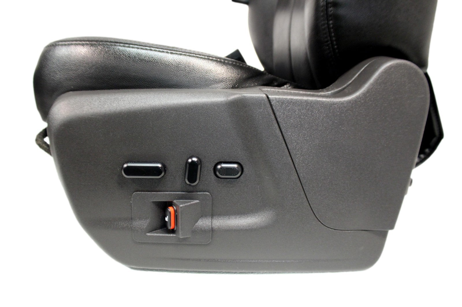 2015 - 2026 Ford Transit Front Seats, Black Leather w/ Heated Power Driver Seat