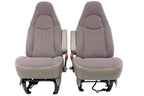 GMC Savana Chevy Express Van Front Bucket Seats, Neutral Tan Cloth 1997 - 2014