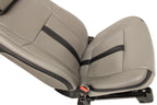 2015-2022 Ford F150 Super Duty Reg Cab Seats, XLT w/ Katzkin Earth Gray Leather