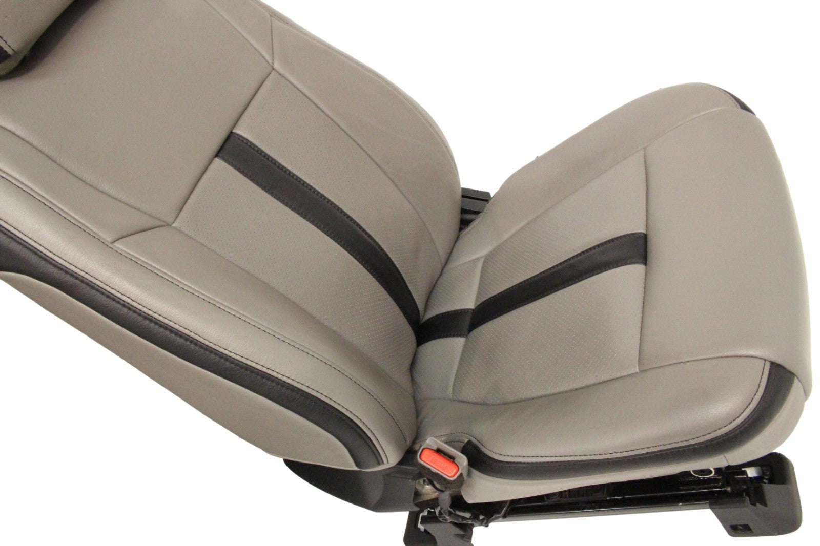 2015-2022 Ford F150 Super Duty Reg Cab Seats, XLT w/ Katzkin Earth Gray Leather