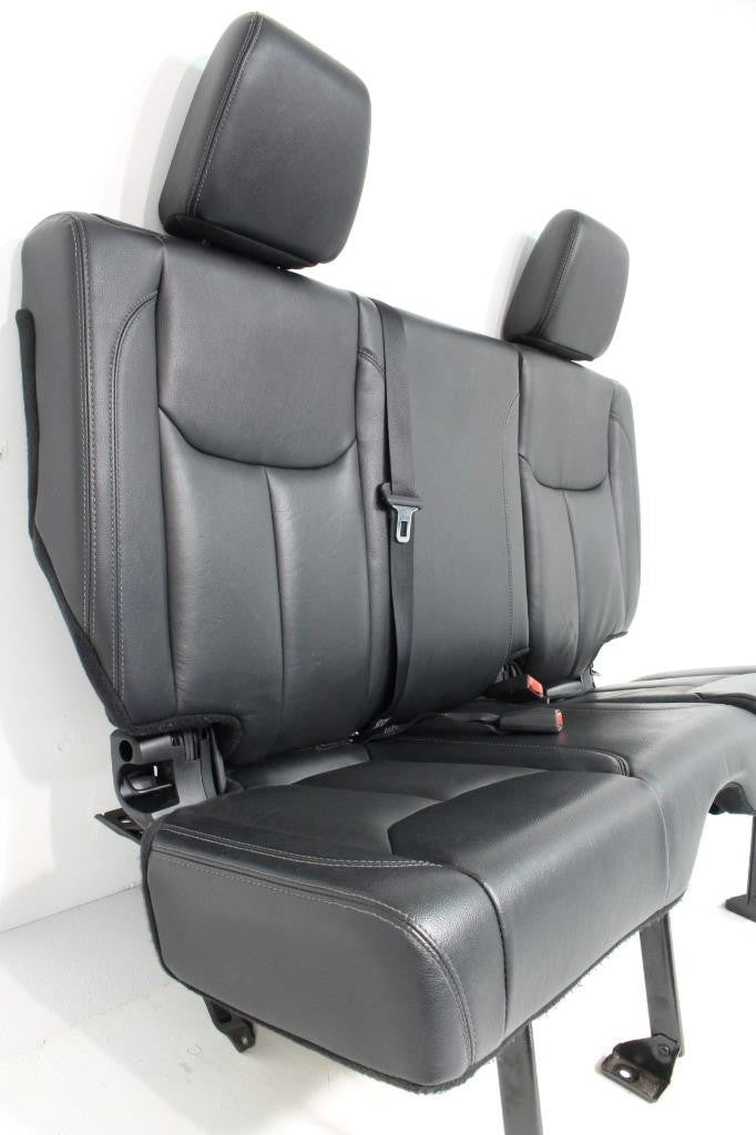 07-18 Jeep Wrangler Unlimited JKU Front & Rear Seats, 4 Door Black Leather OEM