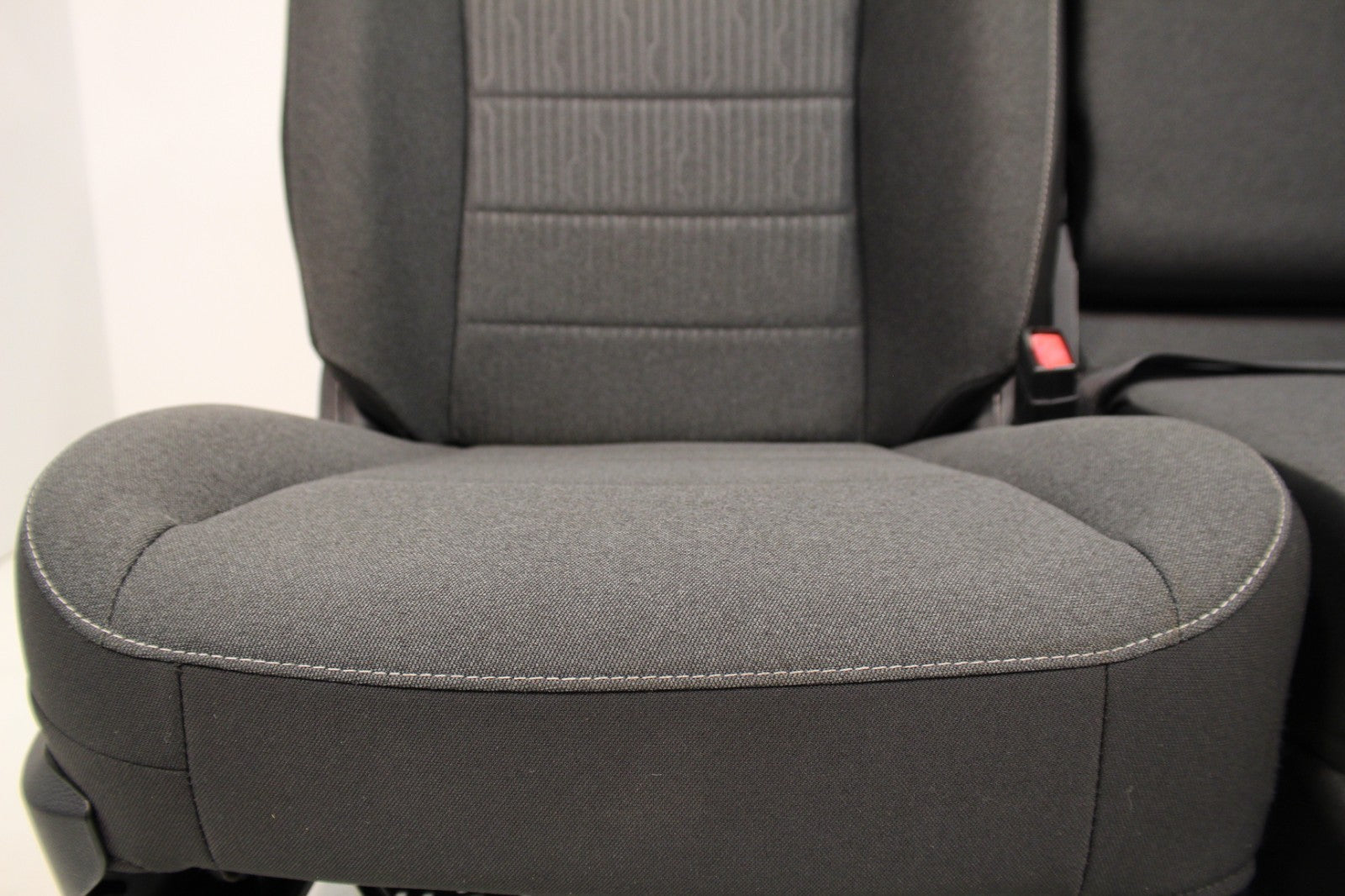 2019-2024 Ram Classic Front Seats, Diesel Gray Black Cloth, Manual w/ Jump Seat