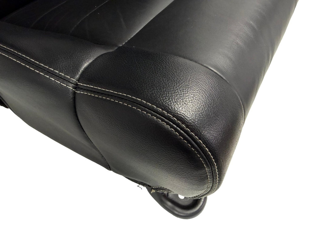 2007-2018 Jeep JK JKU 4-Door Wrangler Unlimited Seats Set, Black Leather Heat