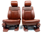 1999 - 2016 Ford Super Duty Seats Set, King Ranch Leather Power Heat Cool Crew