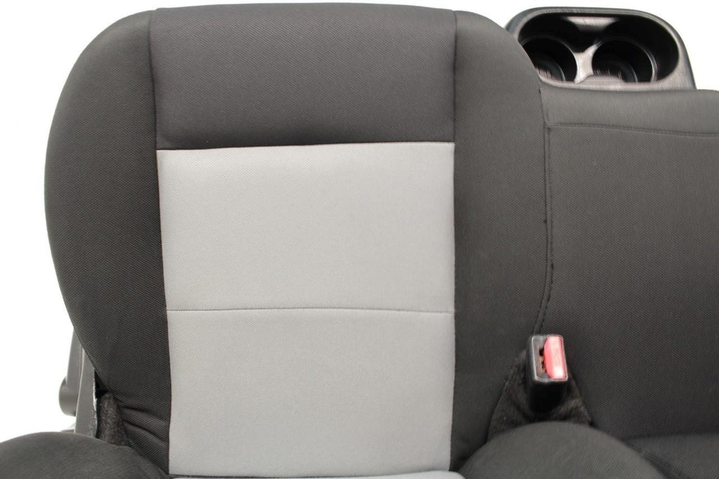 1998 - 2009 Ford Ranger Seats, 60-40 Split Bench, Black Gray Cloth, Extended Cab