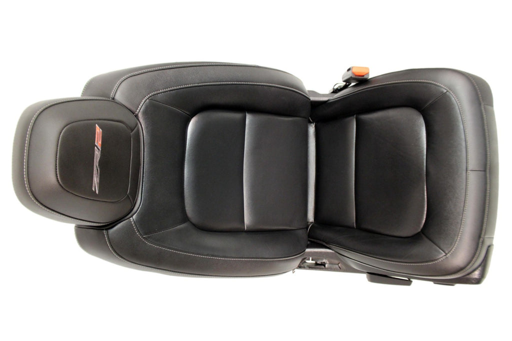 2015 - 2022 Chevy Colorado Seats Set – ZR2 Crew Cab Black Leather Power Heat