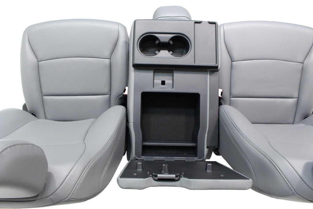 2023 - 2026 Ford Super Duty Front Seats, XL Slate Gray Vinyl Manual w/ Jumpseat