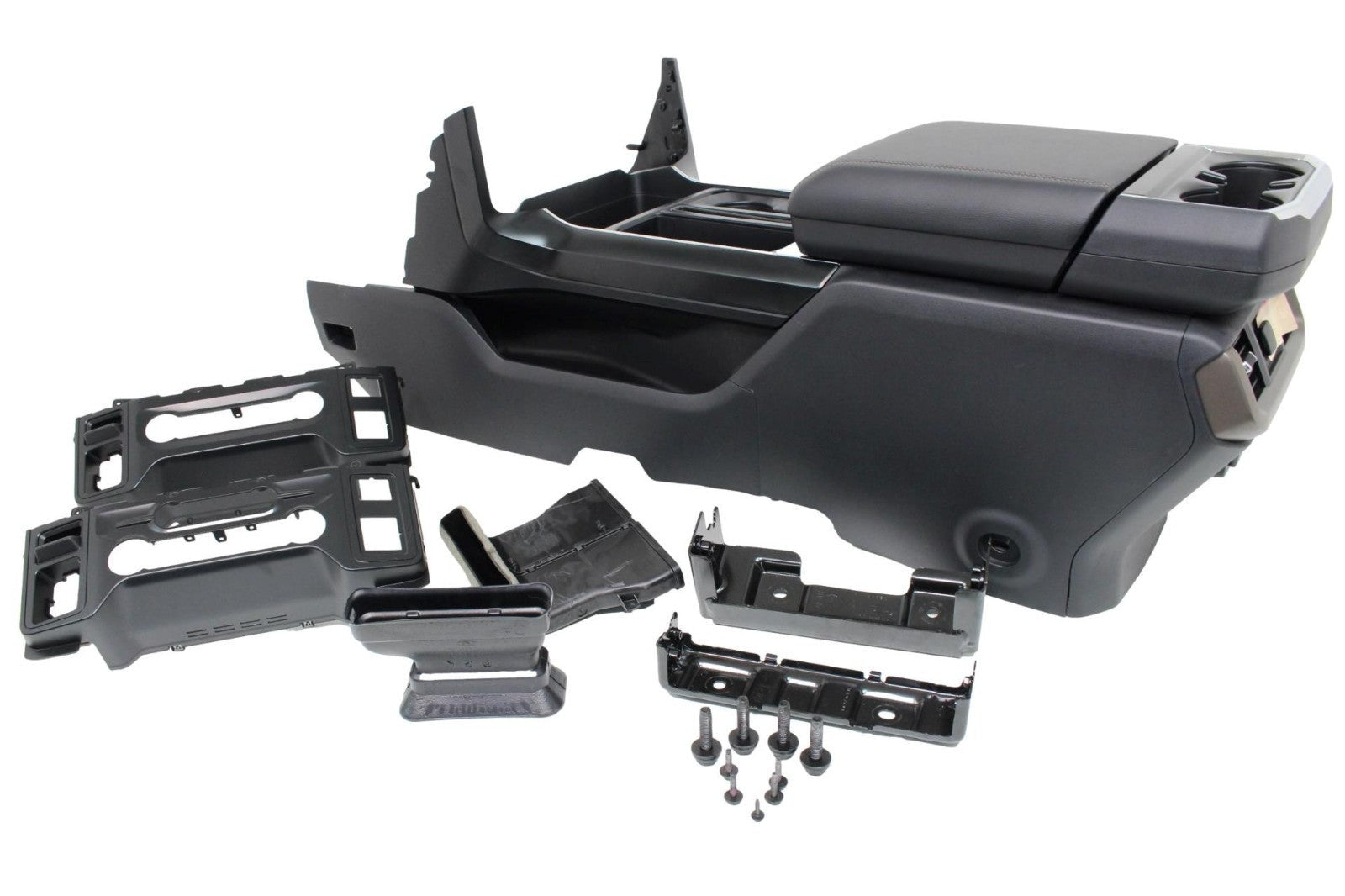 2021 - 2025 Ford F150 Center Console, Black W/o Shifter for XL XLT STX