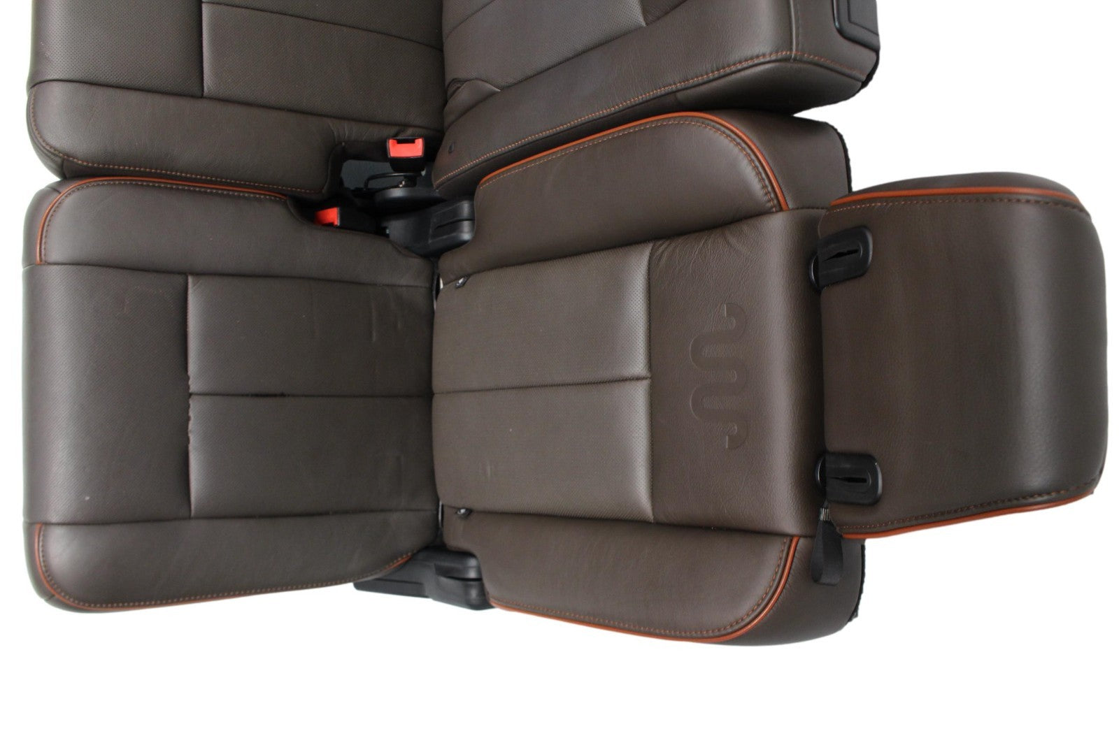 2015 - 2017 Ford Expedition King Ranch Seats 3 Row Set, Mesa Brown Leather OEM