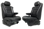 2003 - 2007 Hummer H2 Front Seats, Black Leather Powered Heated OEM